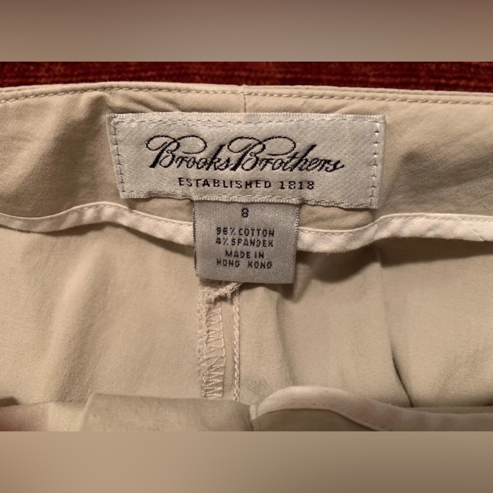 Beige Relaxed Fit Business Casual Pants - Picture 8 of 8